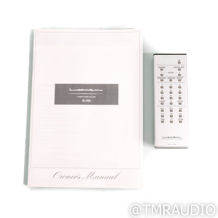 Luxman D-380 Tube Hybrid CD Player