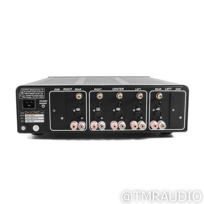D-Sonic M3a-2000-5 Stereo Power Amplifier; Black
