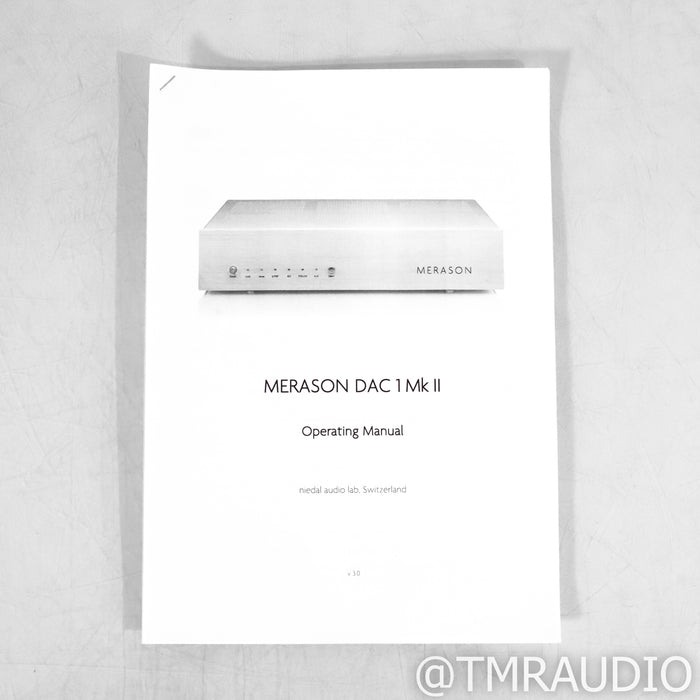 Merason DAC1 MKII; D/A Converter