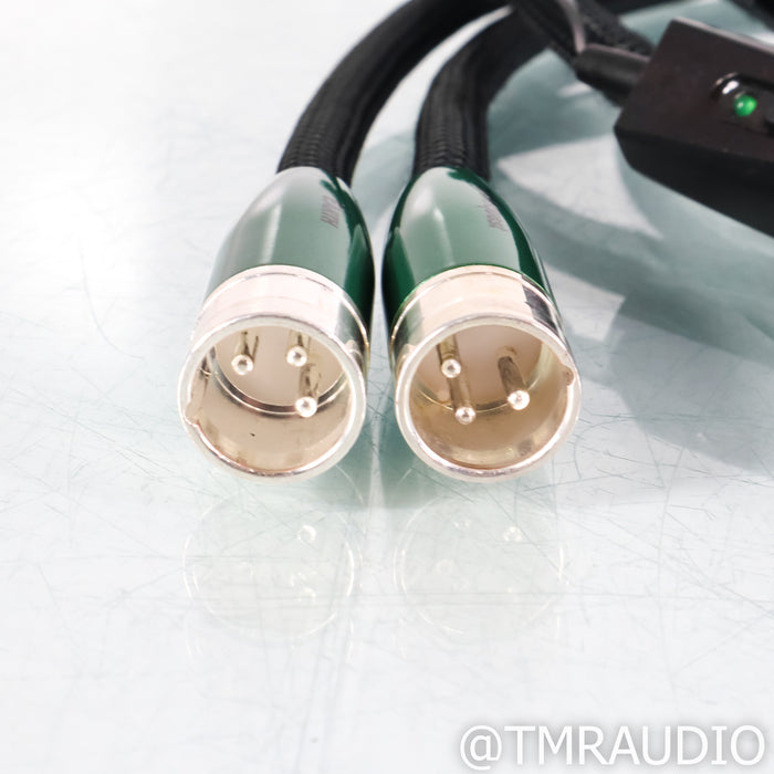 AudioQuest Earth XLR Cables; 1m Pair Balanced Interconnects; 72v DBS