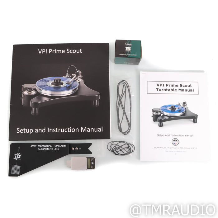 VPI Prime Scout Belt Drive Turntable; JMW-9 Tonearm; Hana SL MC Cartridge