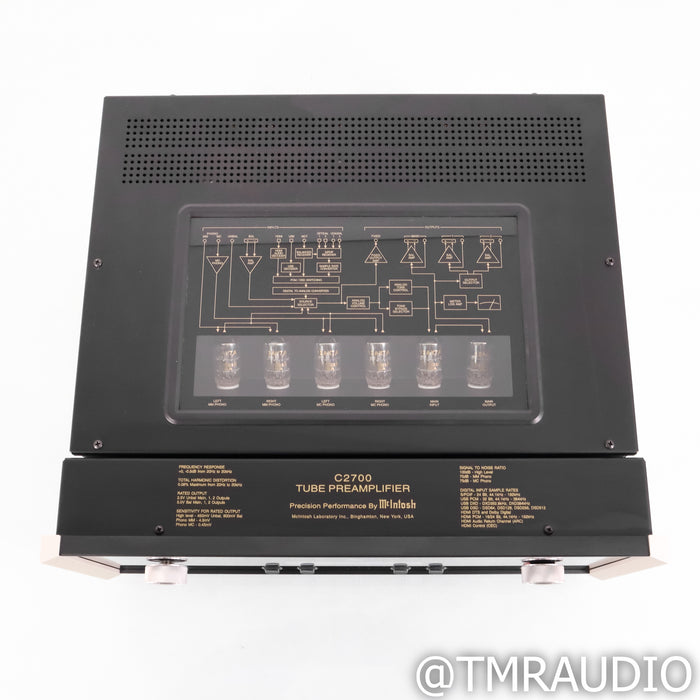 McIntosh C2700 Stereo Tube Preamplifier; MM & MC Phono