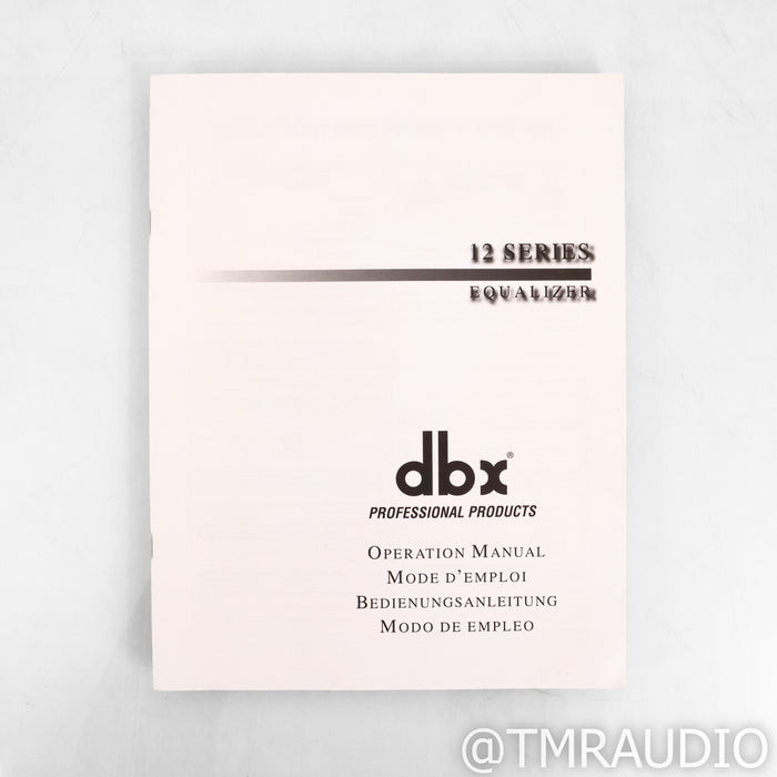 DBX 1231 Dual Channel Equalizer