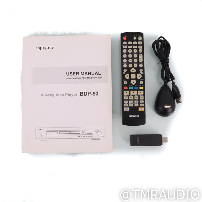 Oppo BDP-93 Universal Blu-Ray Disk Player; CD & SACD