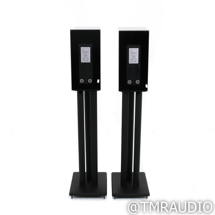 Vienna Acoustics Haydn Grand Bookshelf Speakers; Black Pair w/ Stands