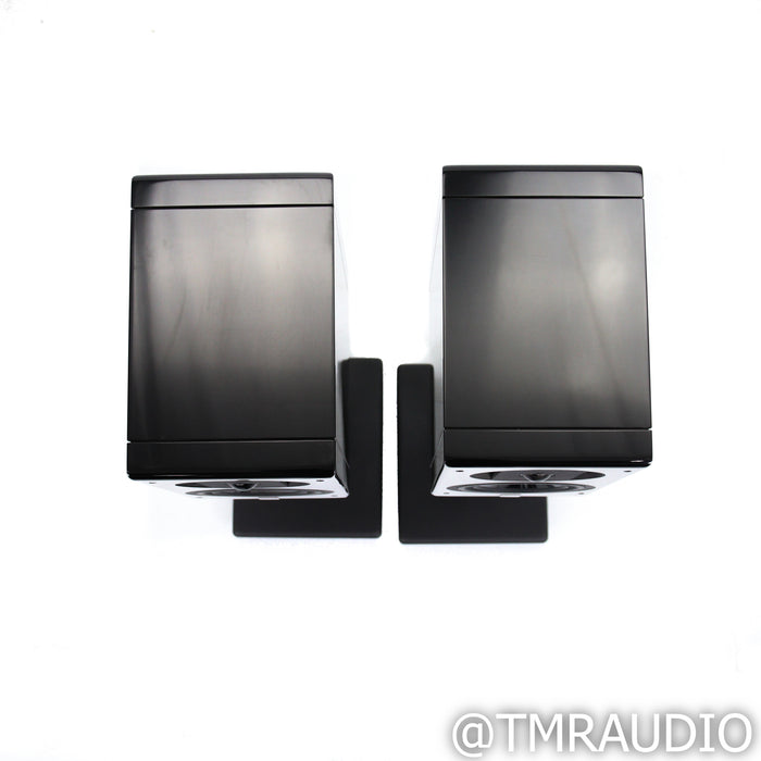 Vienna Acoustics Haydn Grand Bookshelf Speakers; Black Pair w/ Stands