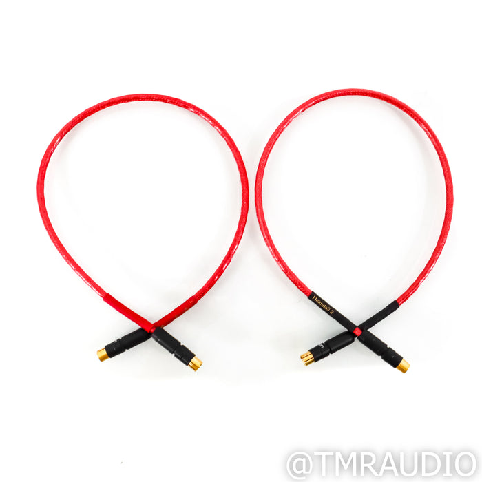 Nordost Heimdall 2 RCA Cables; 0.6m Pair Interconnects