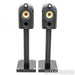Bowers & Wilkins PM1 Bookshelf Speakers; Mocha Gloss Pair w/ Stands