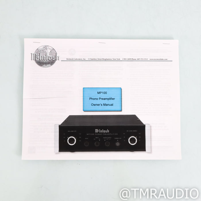 McIntosh MP100 MM & MC Phono Preamplifier