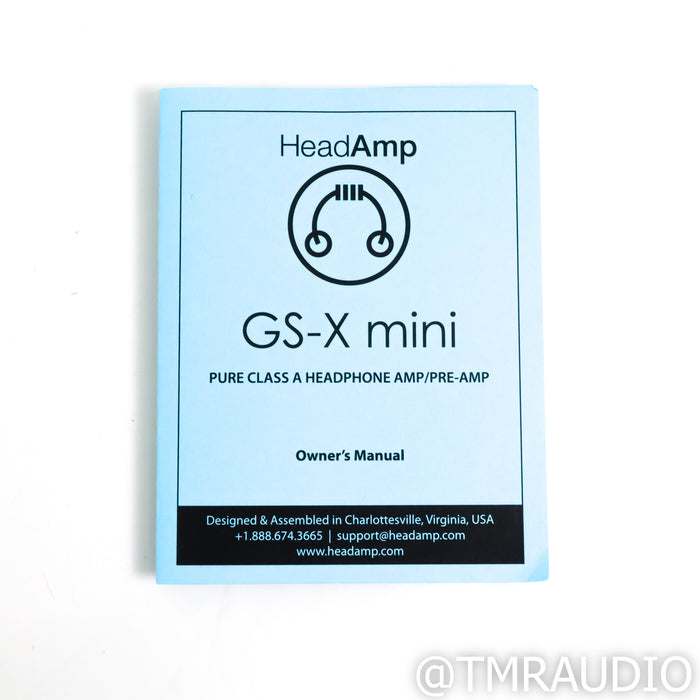 HeadAmp GS-X Mini Headphone Amplifier