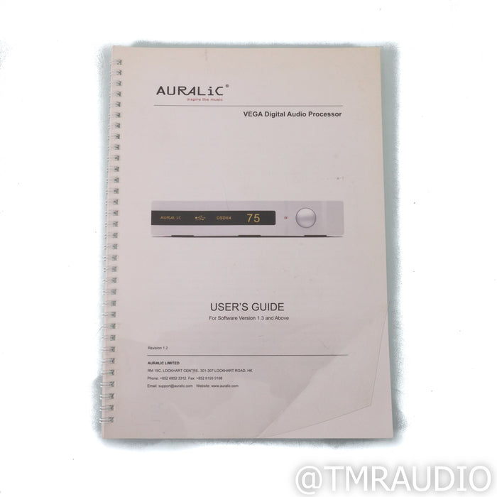 Auralic Vega DAC; D/A Converter