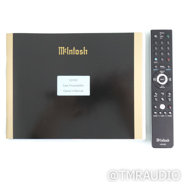 McIntosh C2700 Stereo Tube Preamplifier; MM & MC Phono