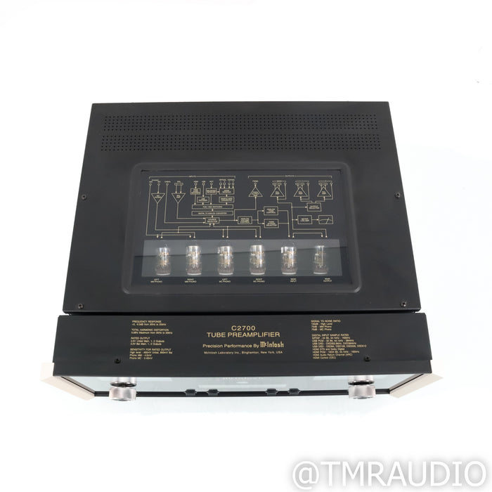 McIntosh C2700 Stereo Tube Preamplifier; MM & MC Phono