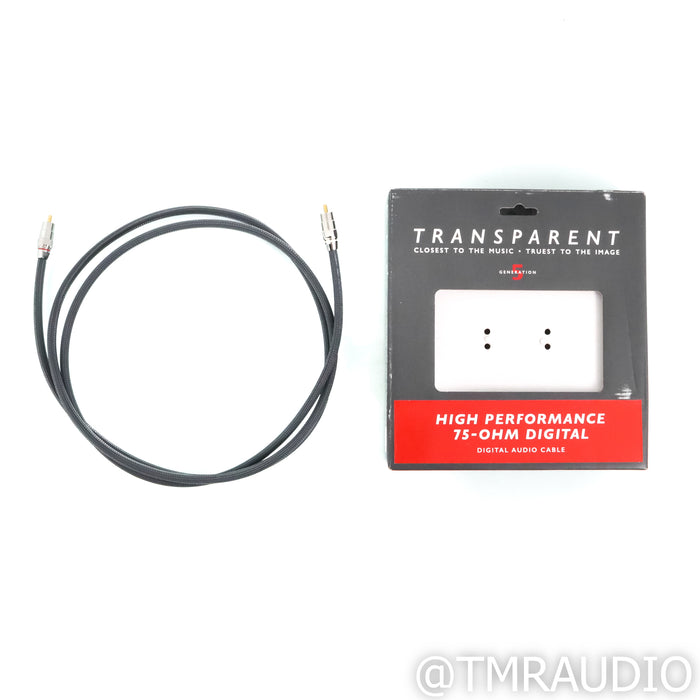 Transparent Audio Performance 75-Ohm Link RCA Digital Coaxial Cable; 2m Single
