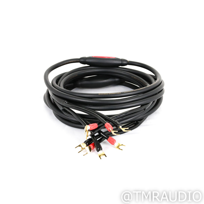 Transparent Audio MusicWave Speaker Cables; 3.5m Pair Spade