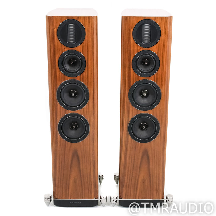 Wharfedale Aura 3 Floorstanding Speakers; High-Gloss Walnut Pair