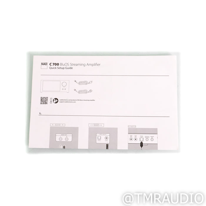 NAD Electronics C 700 BluOS Streaming Integrated Amplifier