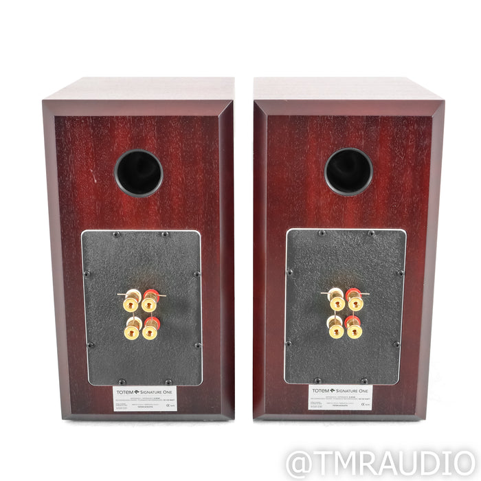 Totem Acoustic Signature One Bookshelf Speakers; Mahogany Pair
