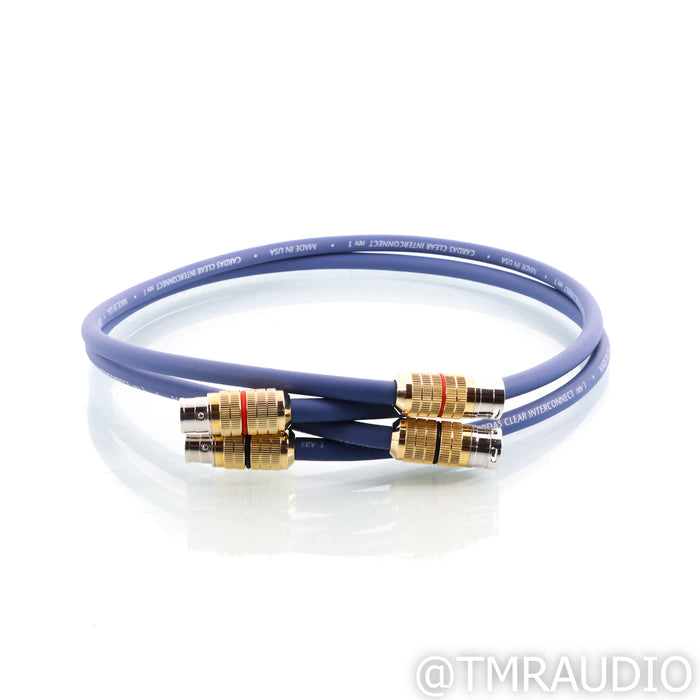 Cardas Audio Clear Rev 1 XLR Cables; 1m Pair Balanced Interconnects