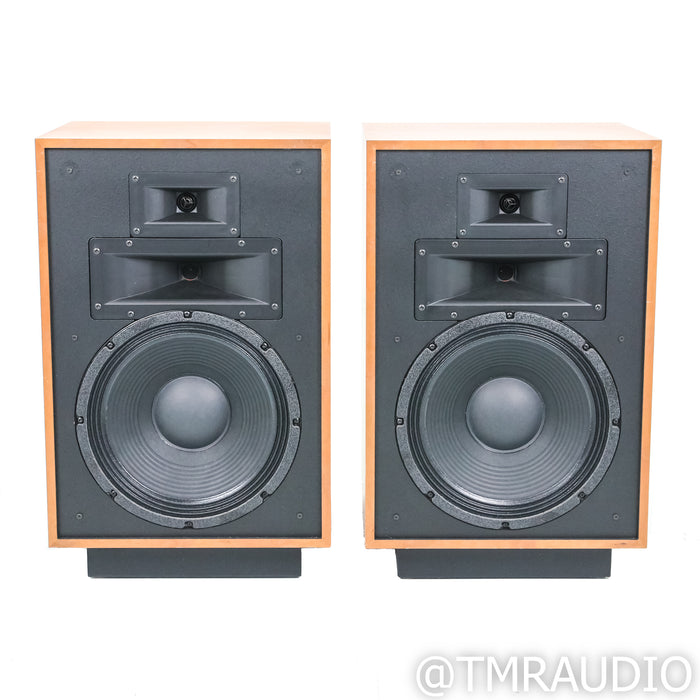 Klipsch Heresy IV Floorstanding Speakers; Natural Cherry Pair