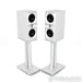 Mon Acoustics PlatiMon VC One Bookshelf Speakers; Silver Pair with Stands
