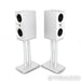 Mon Acoustics PlatiMon VC One Bookshelf Speakers; Silver Pair with Stands