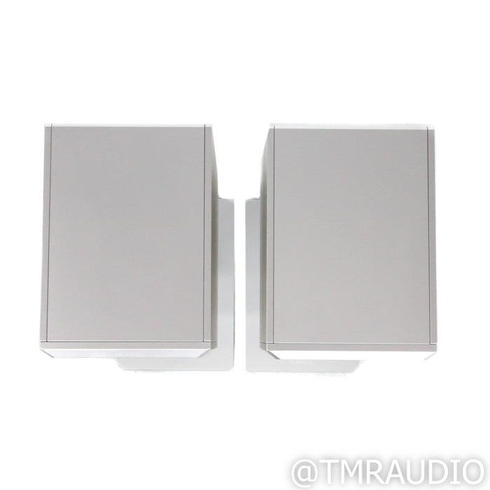 Mon Acoustics PlatiMon VC One Bookshelf Speakers; Silver Pair with Stands