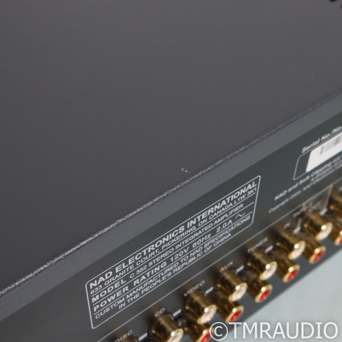 NAD C 352 Stereo Integrated Amplifier (Tone Defeat Issue)