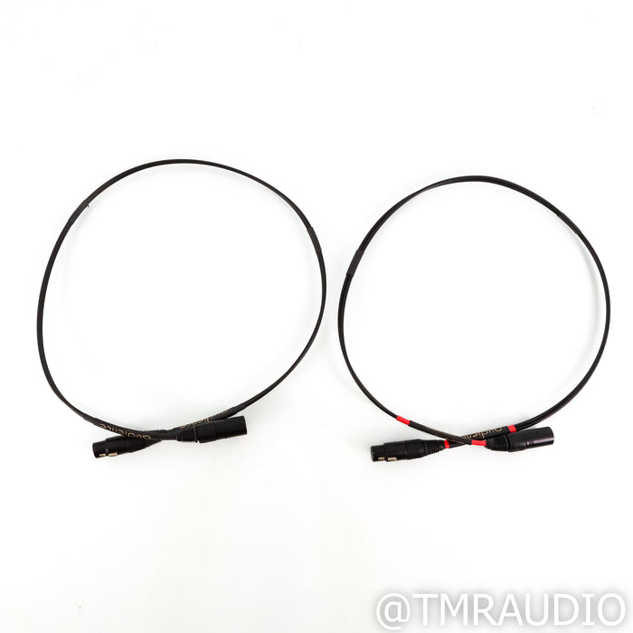 Audience Au24 XLR Cables; 1m Pair Balanced Interconnects