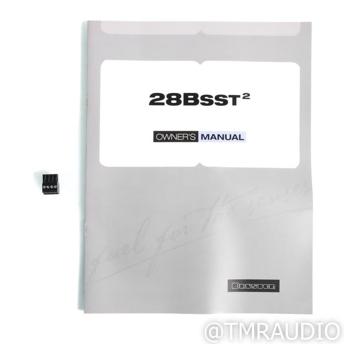 Bryston 28B-SST2 Monoblock Power Amplifier; Single