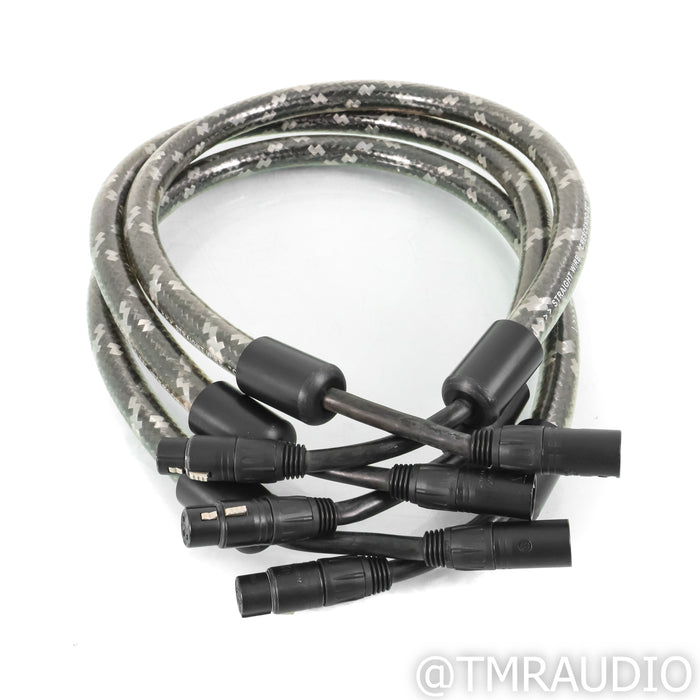 Straight Wire Crescendo II XLR Cables; Set of Three 1m Balanced Interconnects