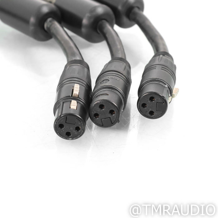 Straight Wire Crescendo II XLR Cables; Set of Three 1m Balanced Interconnects