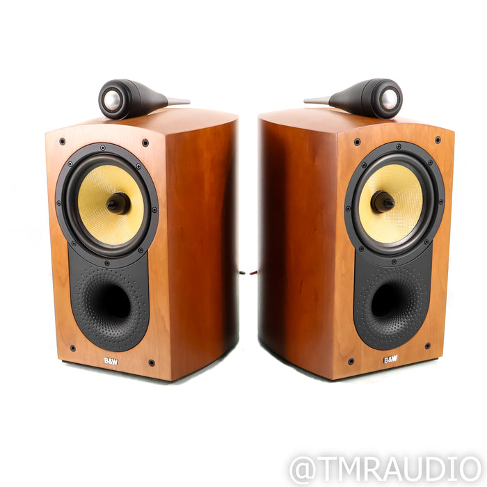 Bowers & Wilkins Nautilus 805 Bookshelf Speakers; Natural Cherry Pair