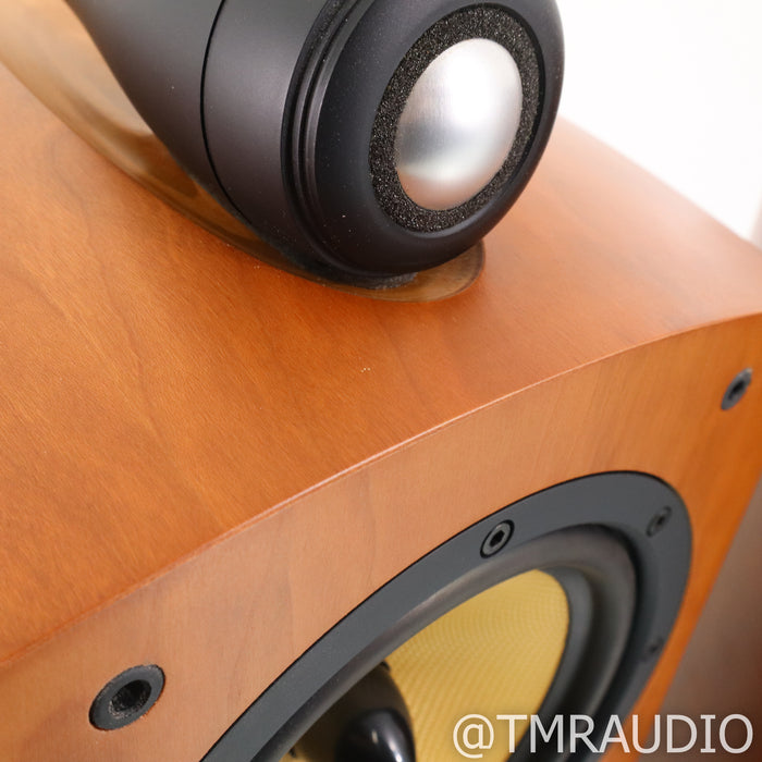 Bowers & Wilkins Nautilus 805 Bookshelf Speakers; Natural Cherry Pair