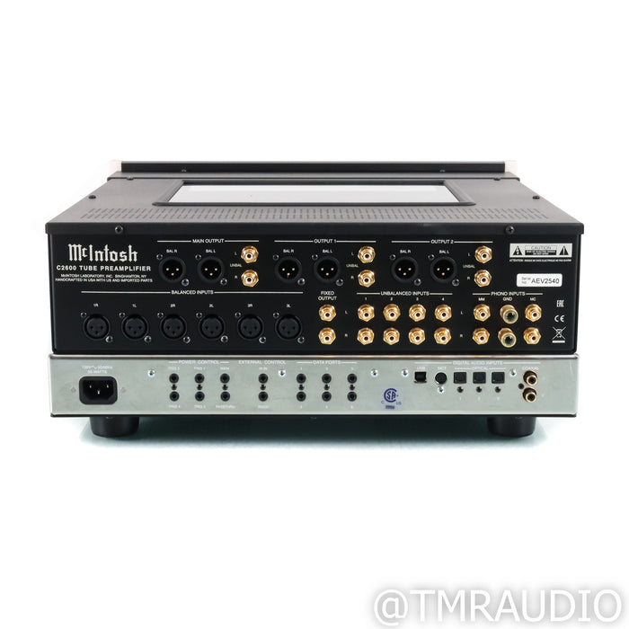 McIntosh C2600 Stereo Tube Preamplifier; MM & MC Phono