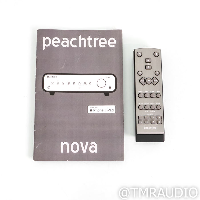 Peachtree Audio Nova150 Stereo Integrated Amplifier; Ebony Mocha; MM Phono
