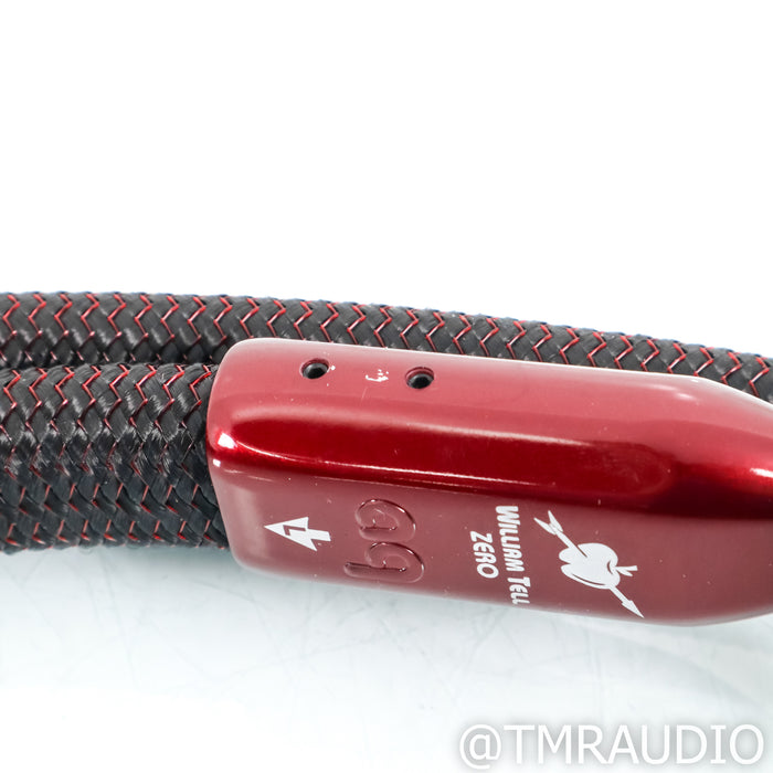 AudioQuest William Tell Zero Speaker Cables; 5ft Pair