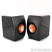 KEF LS50 Bookshelf Speakers; Black Pair