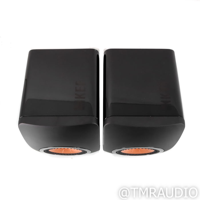 KEF LS50 Bookshelf Speakers; Black Pair