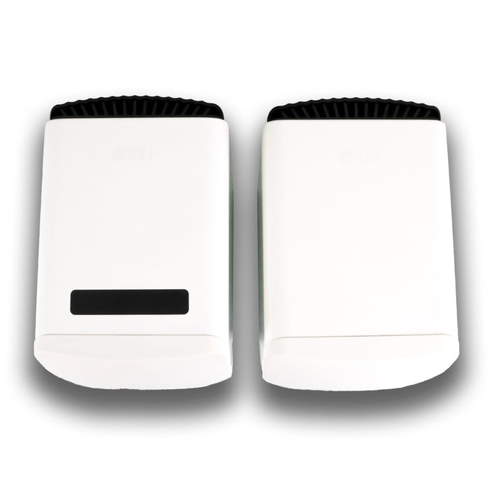 KEF LS50W Wireless Active Bookshelf Speakers; Gloss White Pair
