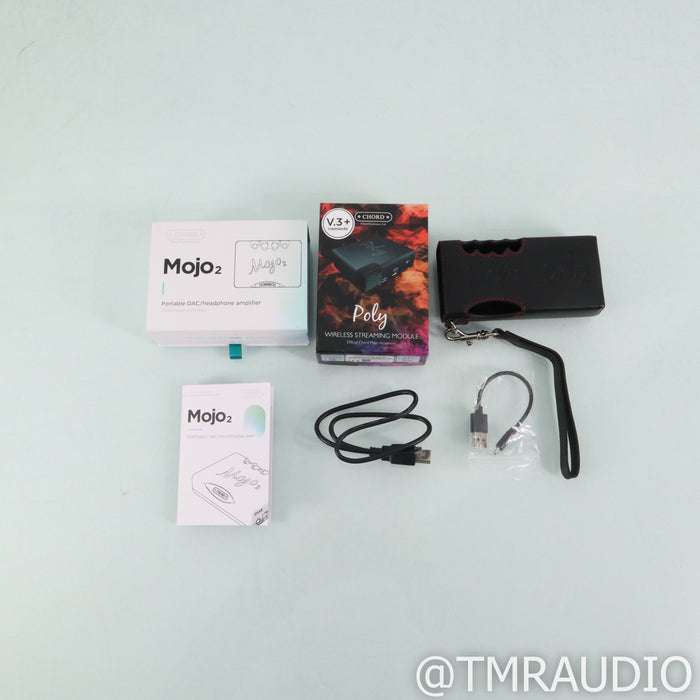 Chord Electronics Mojo 2 Headphone Amplifier; w/ Poly Streamer