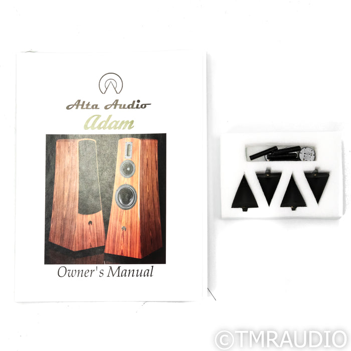 Alta Audio Adam Floorstanding Speakers; Beechwood Pair (No Grills)