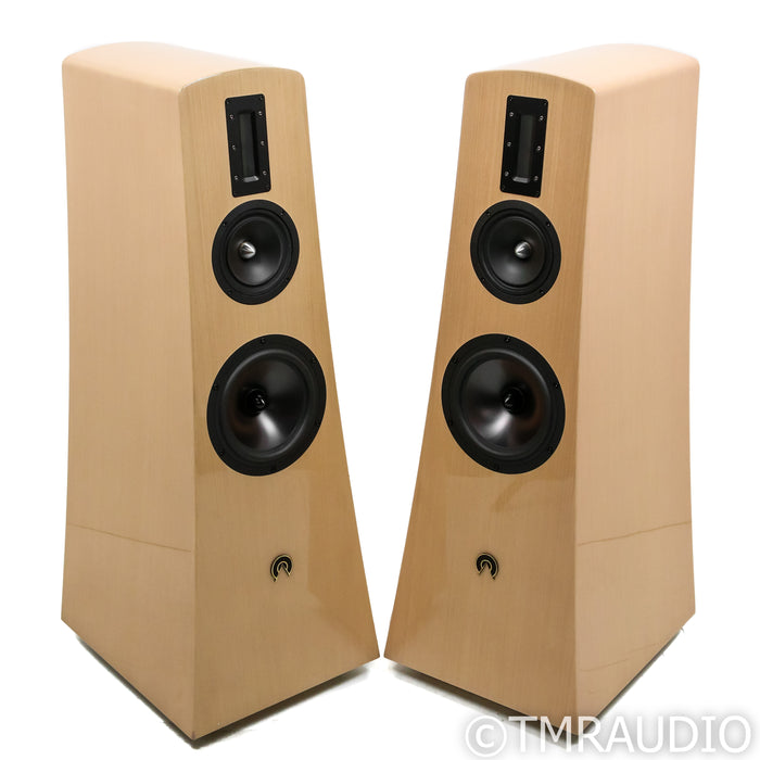 Alta Audio Adam Floorstanding Speakers; Beechwood Pair (No Grills)