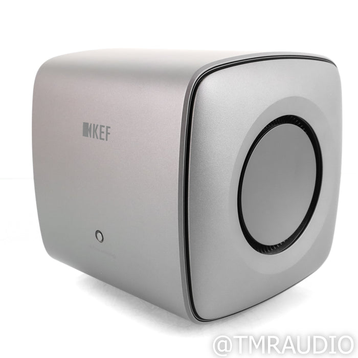 KEF KC62 Dual 6.5" Powered Subwoofer; Titanium Grey
