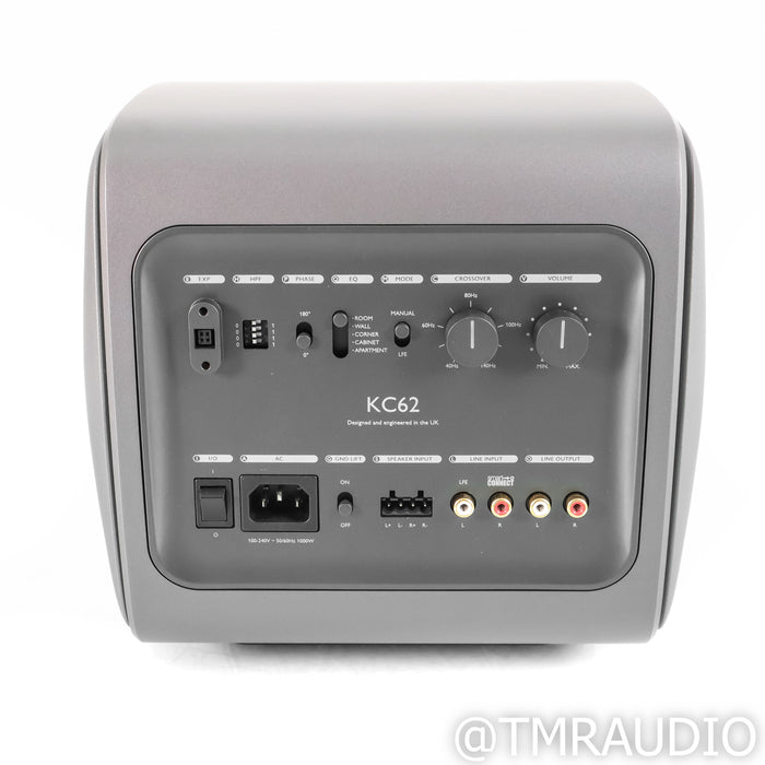 KEF KC62 Dual 6.5" Powered Subwoofer; Titanium Grey