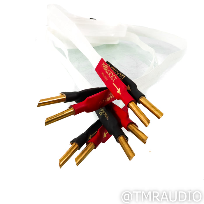 Nordost White Lightning Speaker Cables; 2.5m Pair; BFA to BFA
