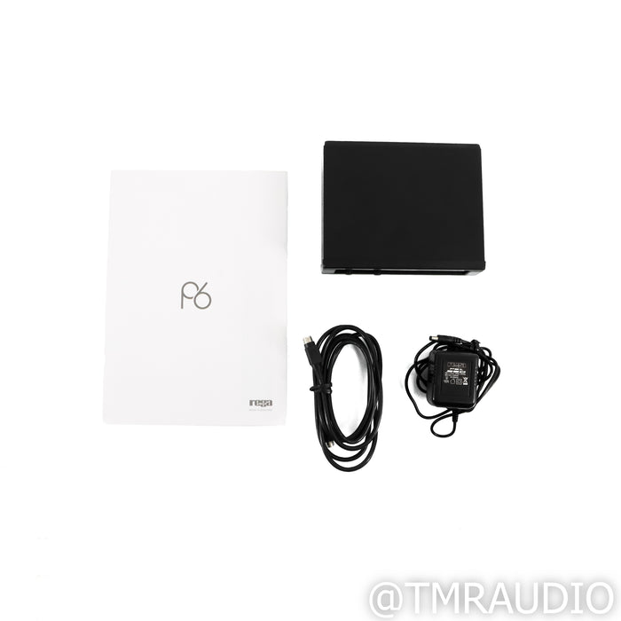 Rega P6 Belt Drive Turntable; Matt Polaris Grey w/ Ania MC