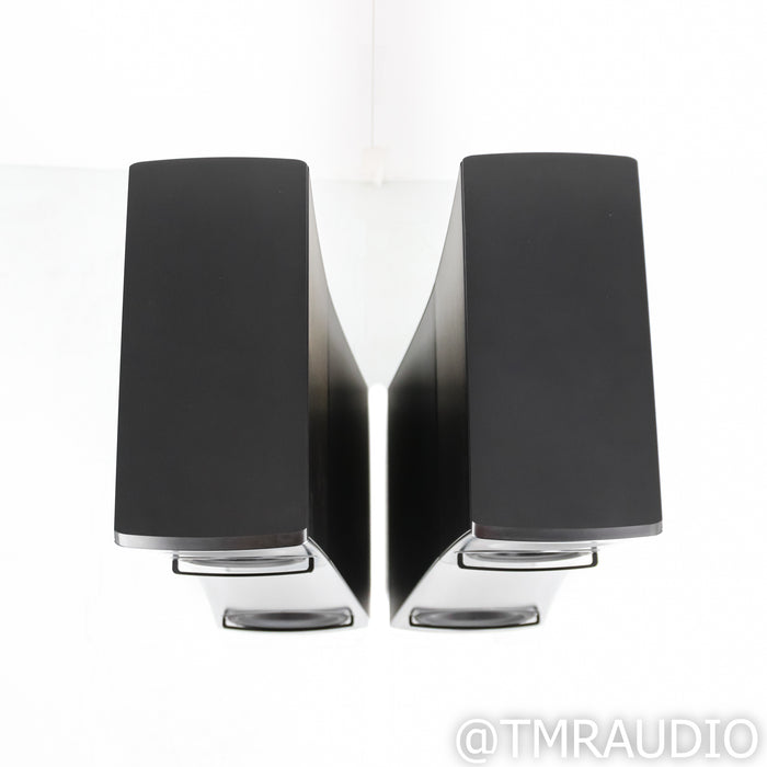 YG Acoustics Hailey 3.0 Floorstanding Speakers; Black Pair; Titan Theis Footers