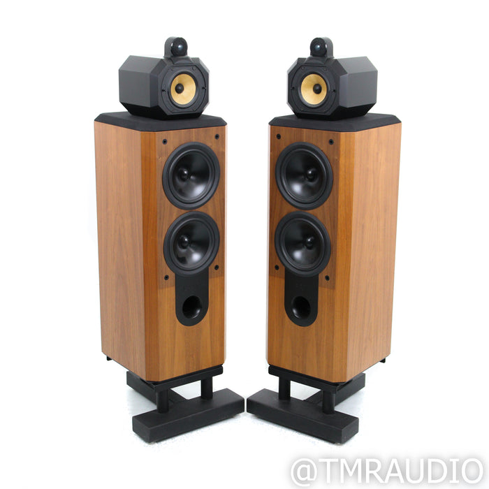 Bowers & Wilkins Matrix 802 S3 Floorstanding Speakers; Walnut Pair w/ Stands