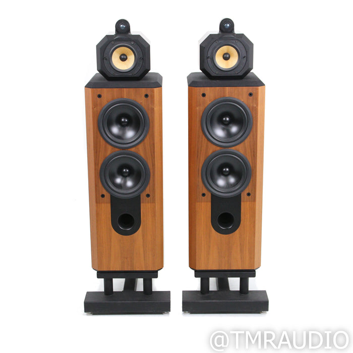 Bowers & Wilkins Matrix 802 S3 Floorstanding Speakers; Walnut Pair w/ Stands